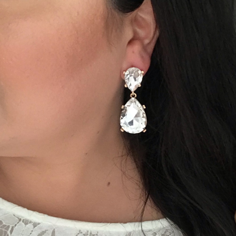 Crystal Drop Earrings